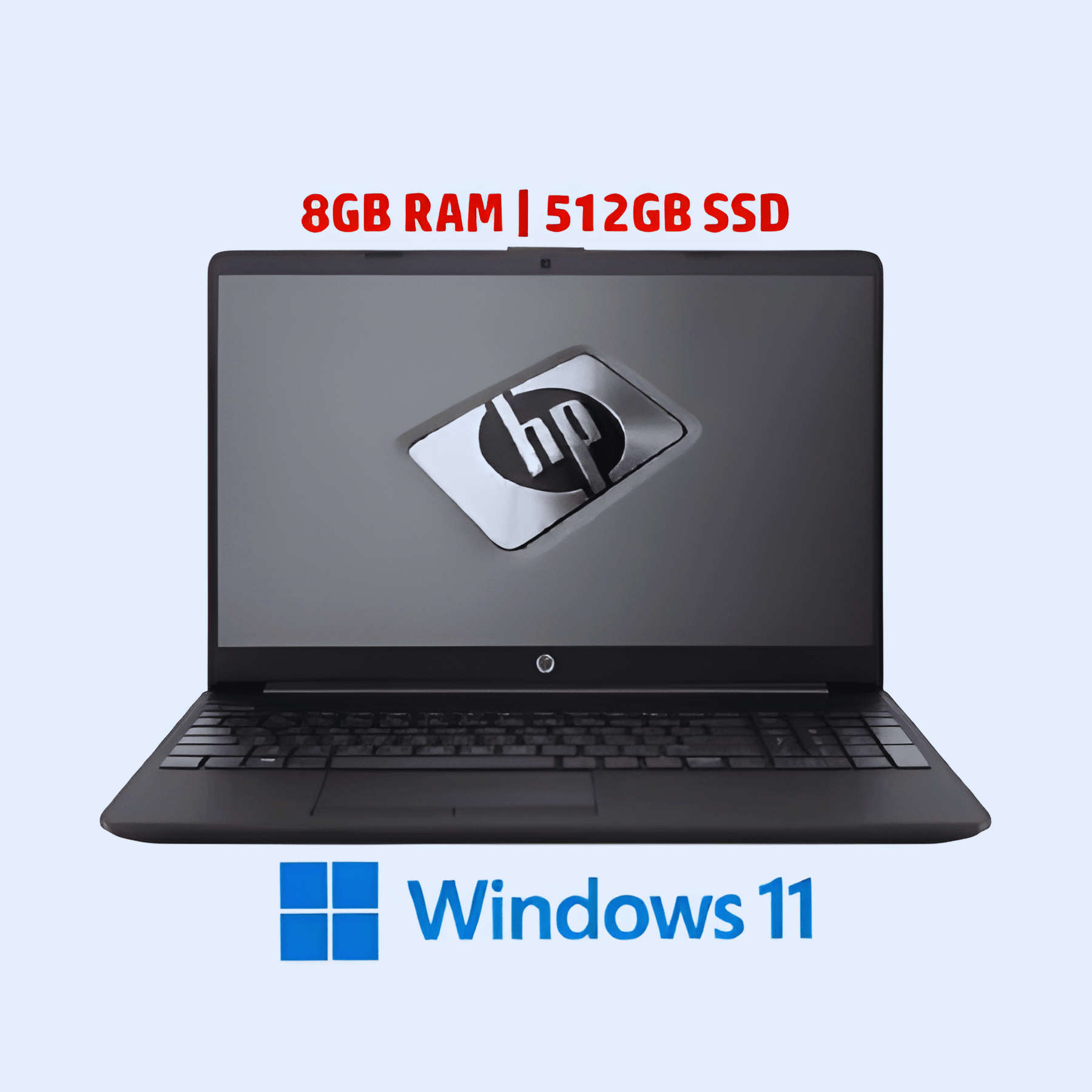 HP Notebook 15 - 512GB SSD - 8GB RAM - Intel Celeron - Windows 11 - 15.6" Display