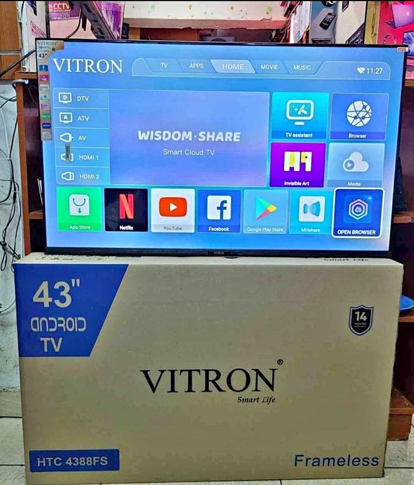 Vitron 43 inch Smart TV HTC 4388FS Android Television