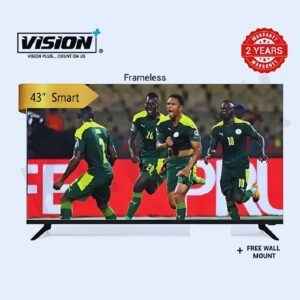 Vision Plus VP8843SF - 43” Full HD Frameless Smart TV with Android