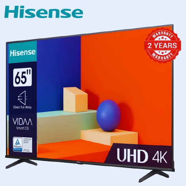 HISENSE 65” 4K ULTRA HD SMART TV