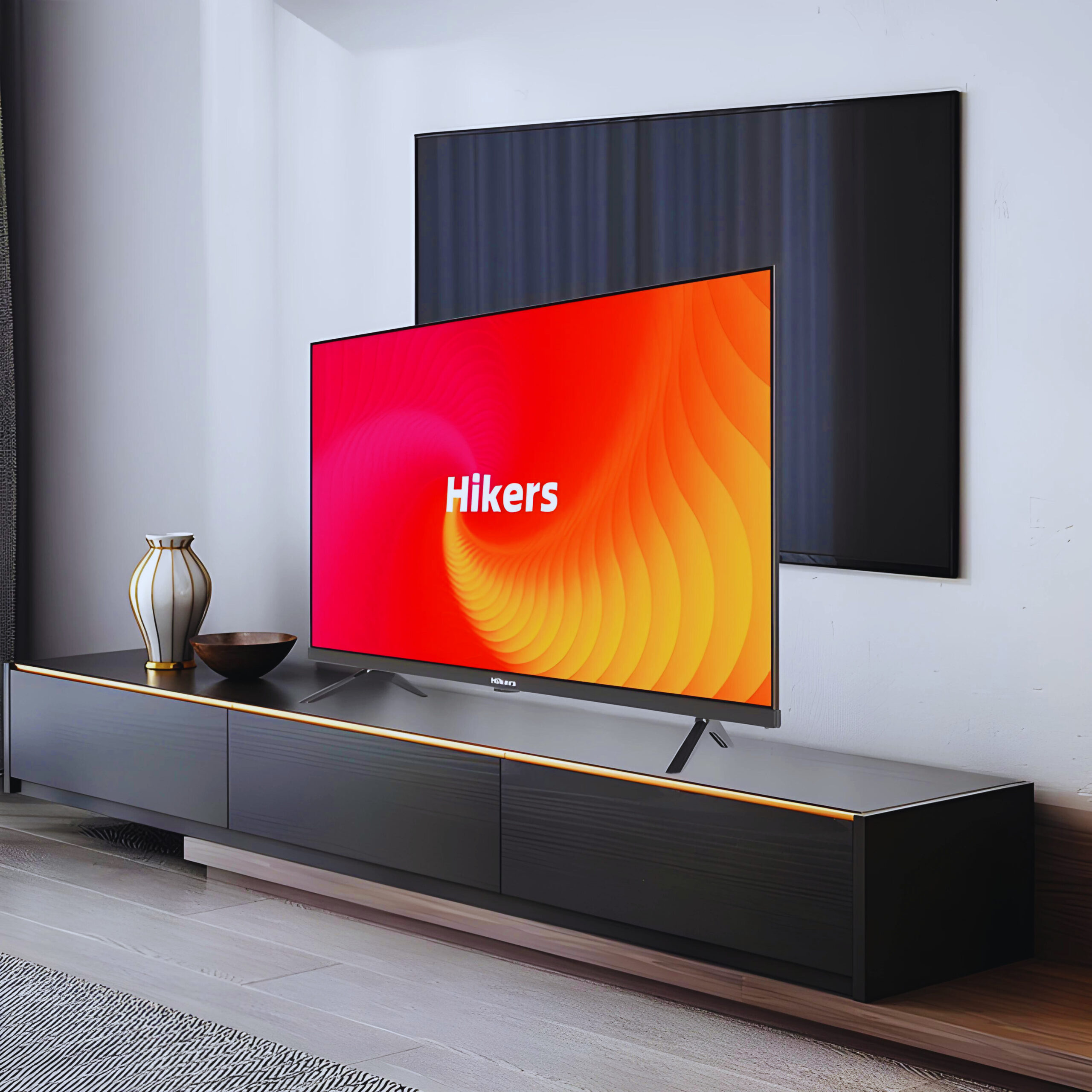 Hikers 32" Frameless HD LED TV with Built-in Decoder (DVB-T2)