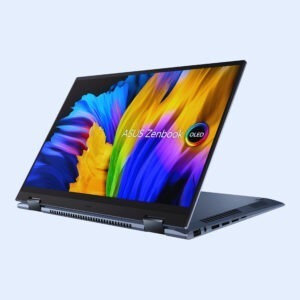 Asus Zenbook 14 Flip (UP5401E) | 11th Gen Intel Core i7 | 16GB RAM | 512GB SSD | 14" 4K OLED Touch | Windows 11 (Pine Grey)