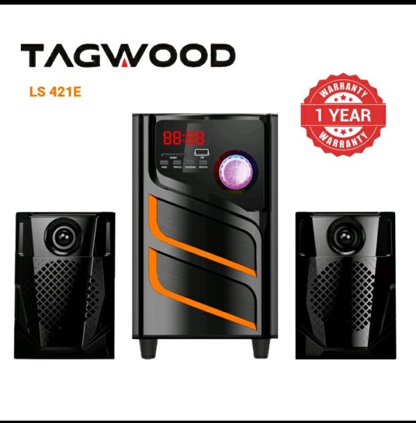TAGWOOD LS-421E 2.1CH 6000W PMPO WOOFER Home Audio SPEAKER BLUETOOTH/FM/SB/USB Subwoofer Speaker System