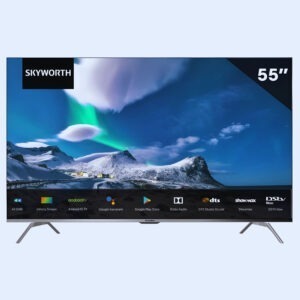 Skyworth 55G3A - 55-Inch 4K UHD Frameless Smart Android TV - Black