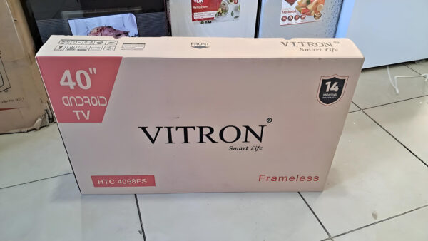 Vitron HTC4068S,40 Inch Frameless Smart Android TV
