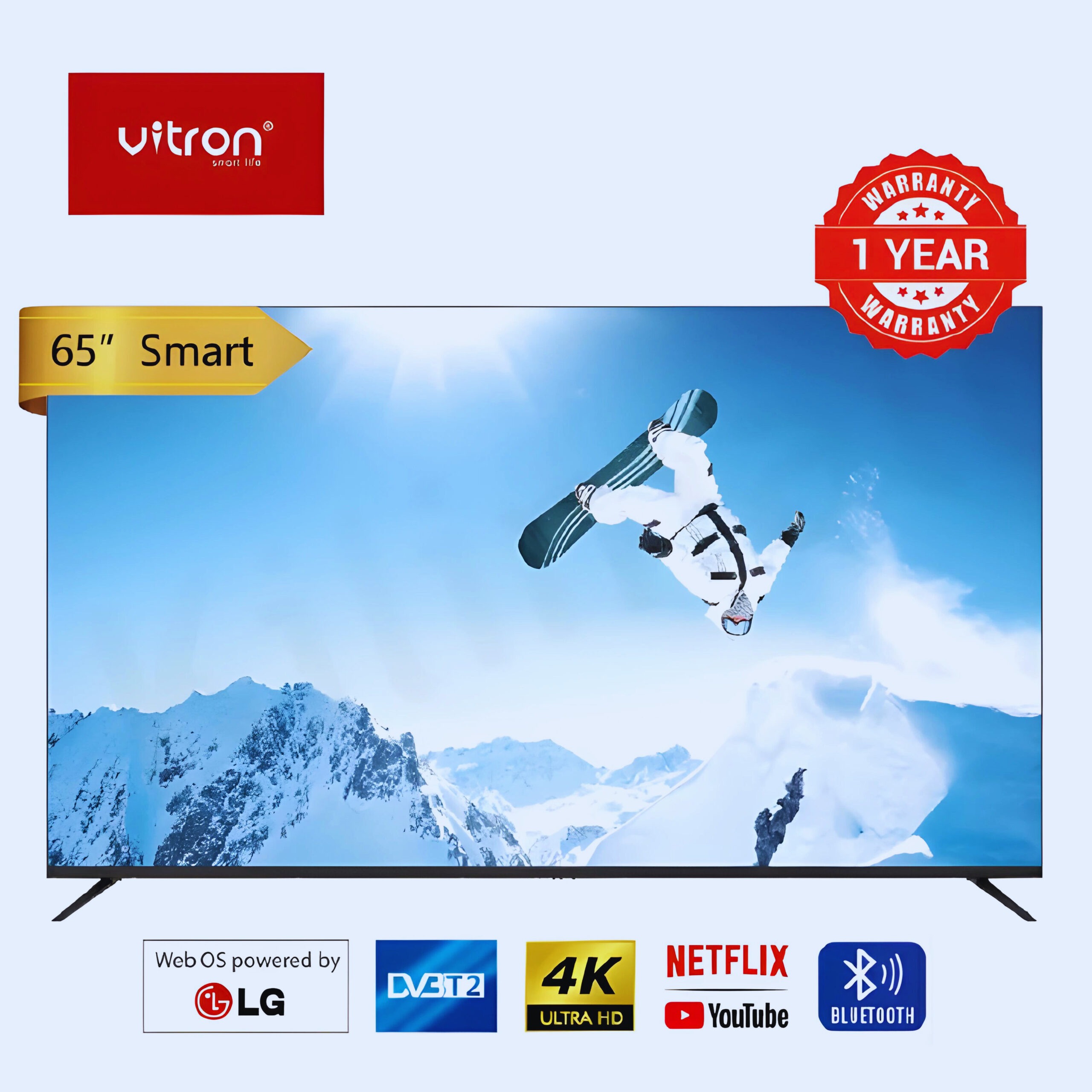 Vitron 65" 4K Smart Frameless TV (HTC6588USWO)