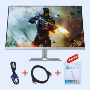 HP 27f 27" Ultra-Slim IPS Full HD+ LED Monitor with 32GB Flash Drive - VGA & HDMI Inputs
