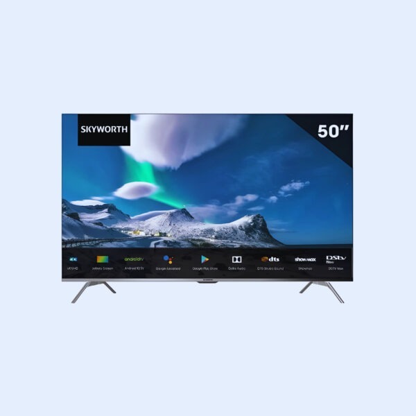 Skyworth 50G3A - 50 Inch 4K UHD Frameless Smart Android TV - Black