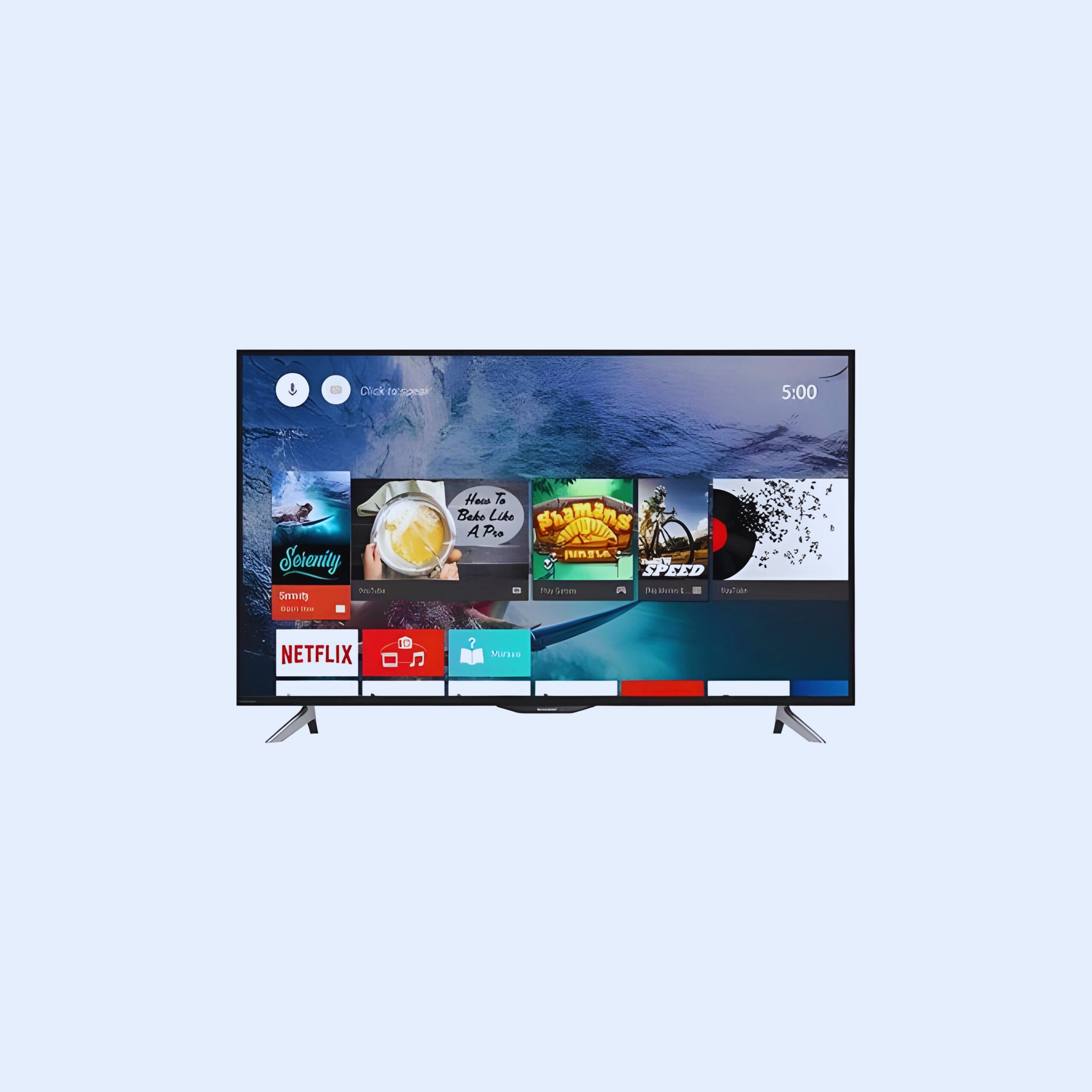 Skyworth 50G3A - 50 Inch 4K UHD Frameless Smart Android TV - Black