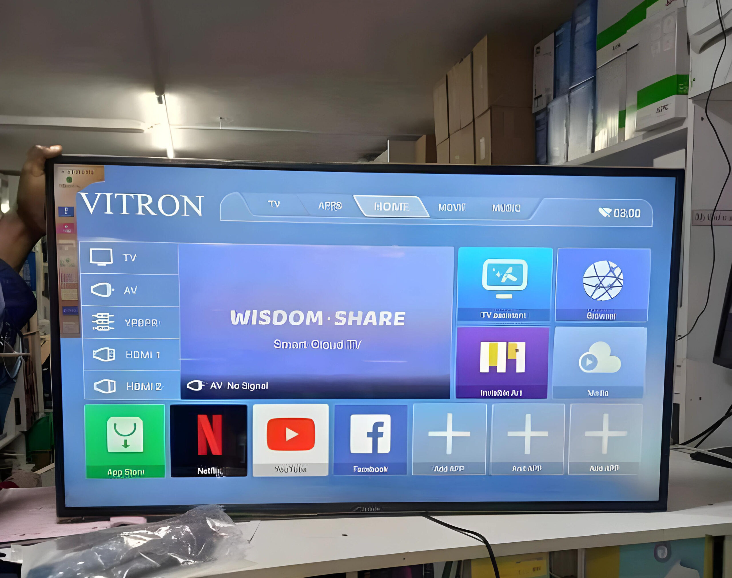 Vitron HTC4068S,40 Inch Frameless Smart Android TV