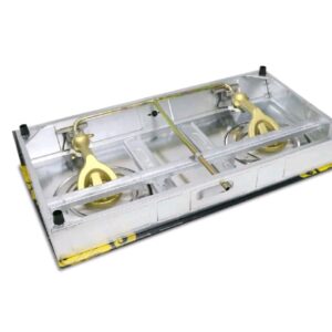 Electromate Ignite Pro: Double Burner Glass Top Gas Stove