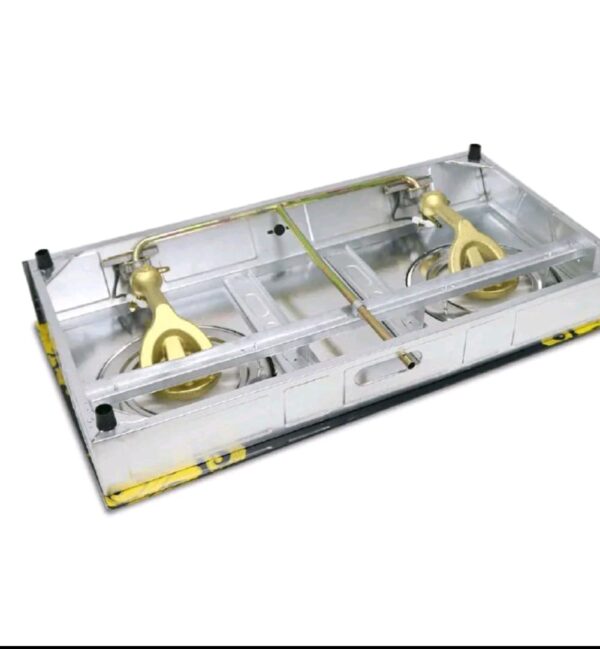 Electromate Ignite Pro: Double Burner Glass Top Gas Stove