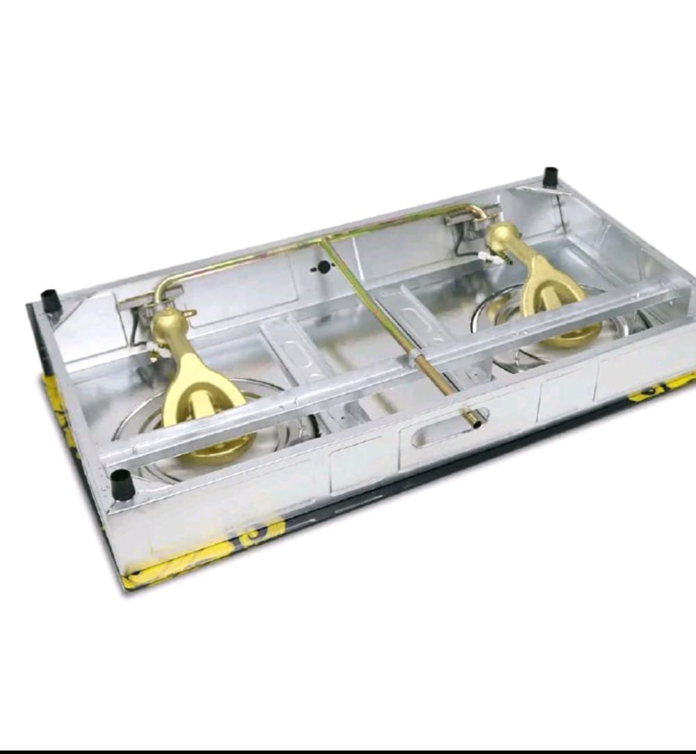 Electromate Ignite Pro: Double Burner Glass Top Gas Stove