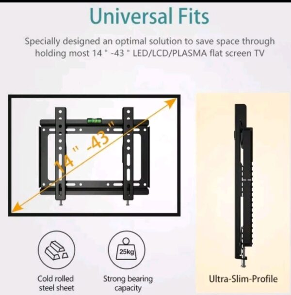 SleekWall™ Slimline TV Mount (14"-43")