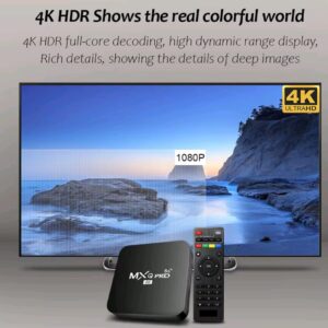 MXQ-PRO 4K Android 10.0 Smart TV Box - Dual-Band WiFi Media Player