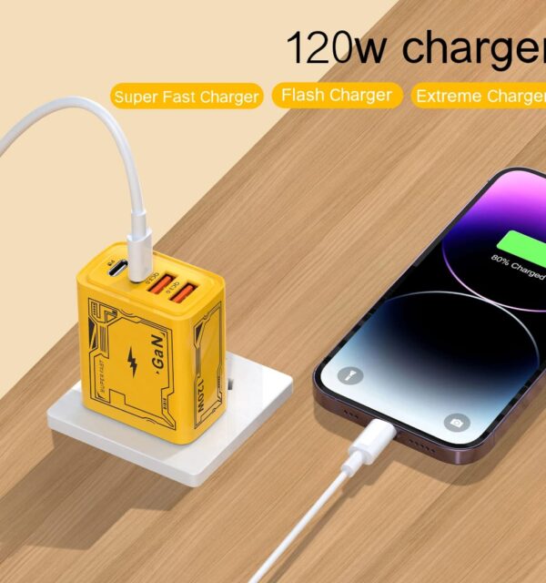 Fast Charge Pro: 4-Port QC 3.0 USB Wall Charger for All Devices
