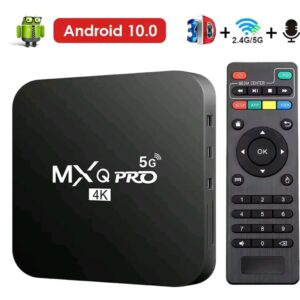 MXQ-PRO 4K Android 10 Smart TV Box: Dual-Band WiFi Media Player