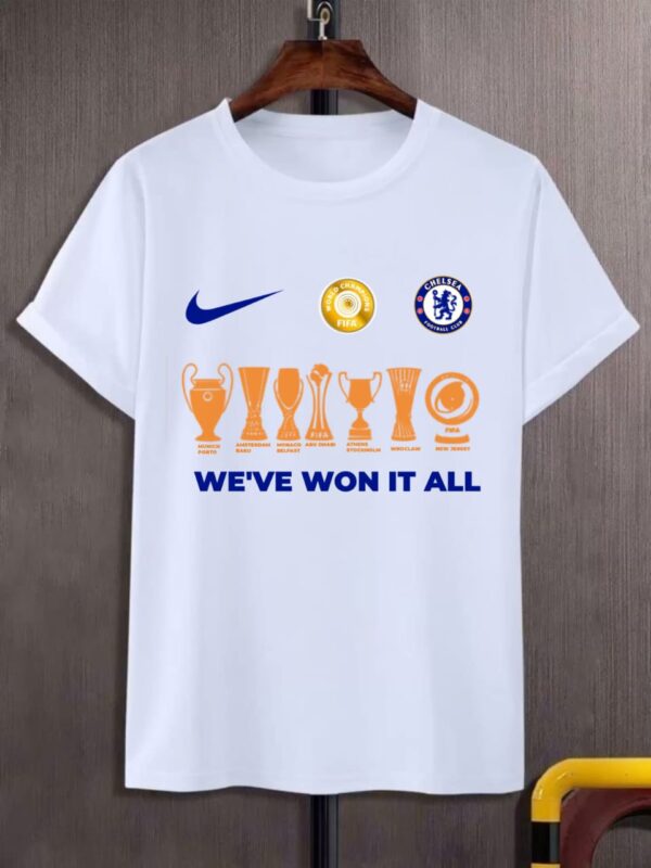 Official World Championships White Round Neck T-Shirt – Premium Fan Gear